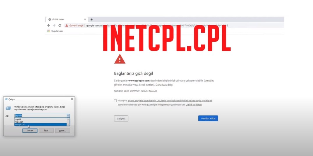 Bağlantınız Gizli Değil Hatası